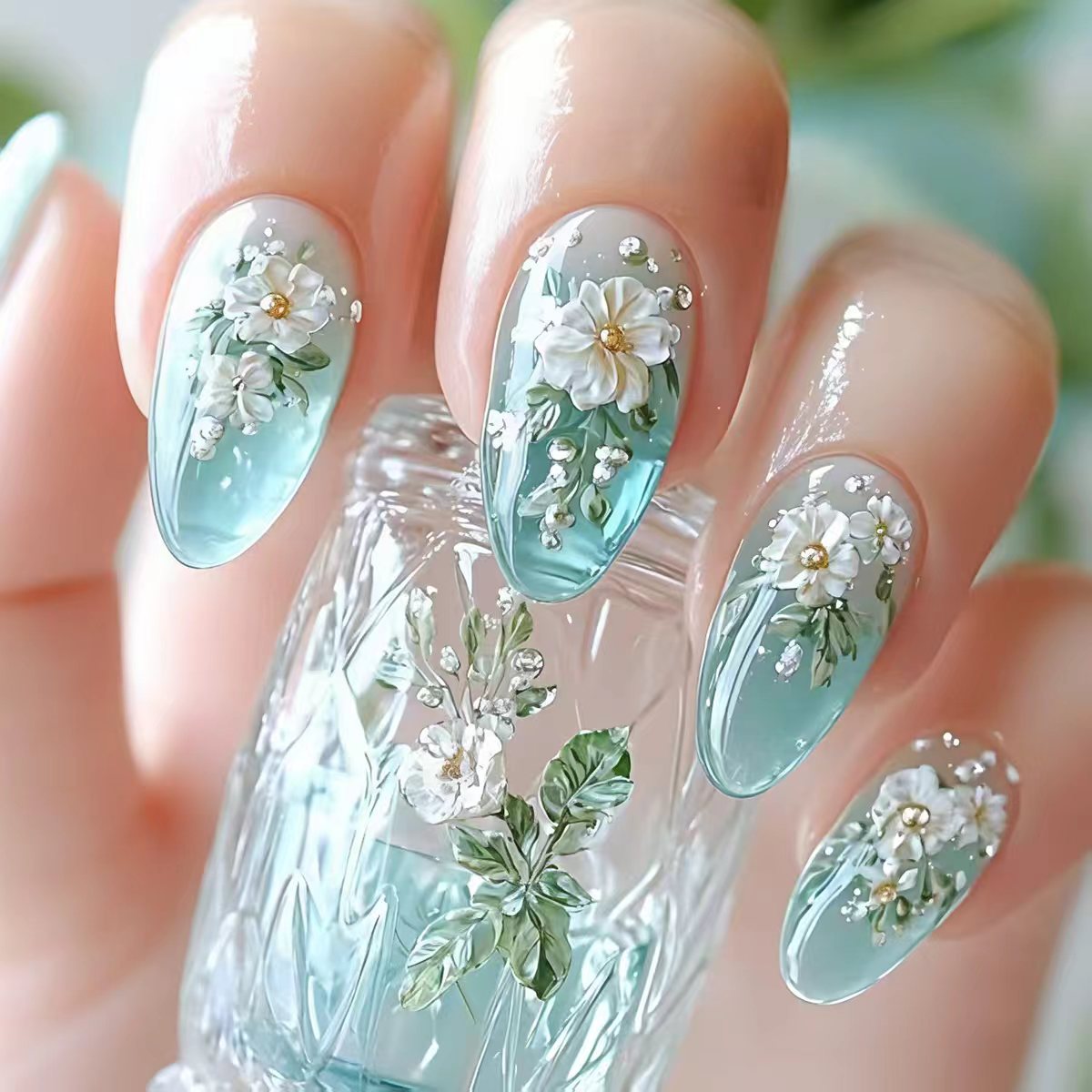 Pressed Flower Art - Kadınlar ve kızlar için orta boy
