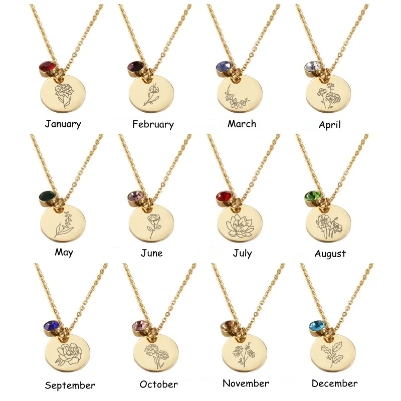 Doğum ay çiçekler Clipart çiçe - Birth Flower Necklace incelemesi ve fiyatı