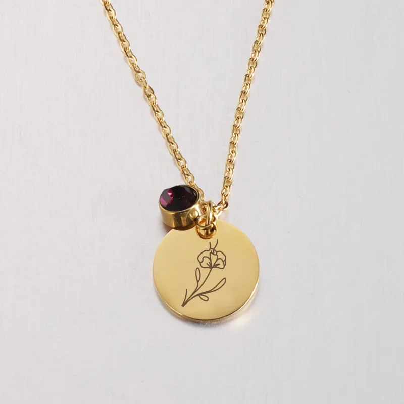 Doğum ay çiçekler Clipart çiçe - Birth Flower Necklace incelemesi ve fiyatı