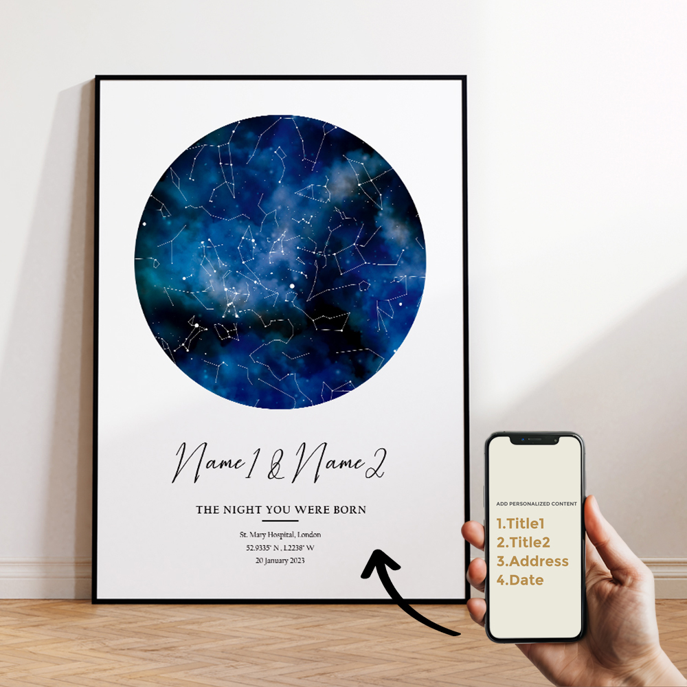 Modern Özel Kişiselleştirilmiş - Custom Map Poster incelemesi ve fiyatı