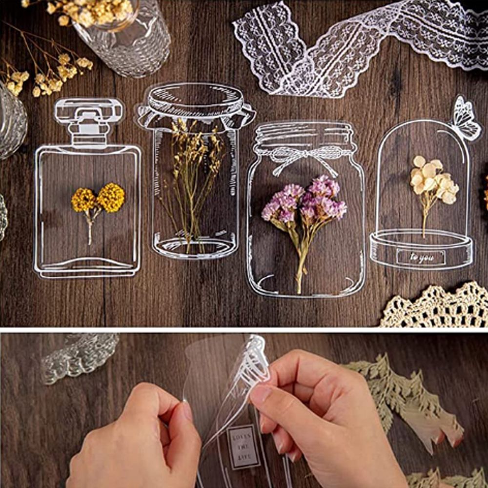 30 adet şeffaf kurutulmuş çiçe - Dried Flower Bookmark incelemesi ve fiyatı